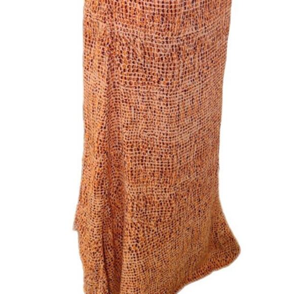 NWT L*Space Ashlyn Skirt Women's Size XL Swim Cover Up Orange Animal Print NEW - Picture 4 of 12